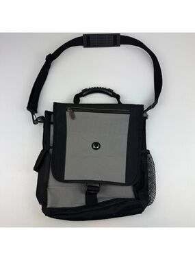 Herman Miller Logo Shoulder Crossbody Messenger Bag Gray Black